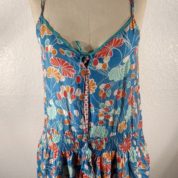 Johnny Was Yellowfield 8 Tie Moonbeam Garden Dress XS NWOT - Picture 7 of 8